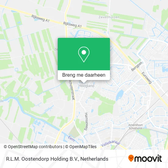 R.L.M. Oostendorp Holding B.V. kaart