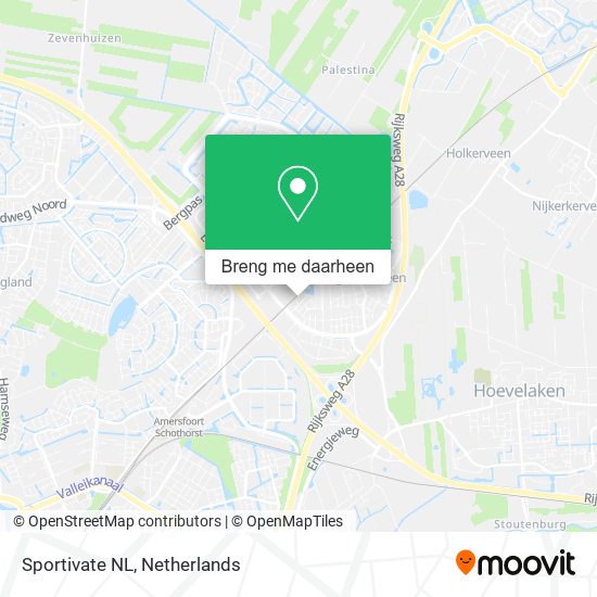 Sportivate NL kaart