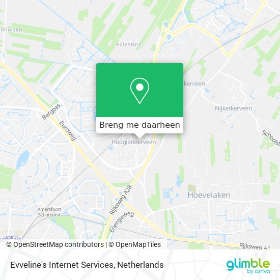 Evveline's Internet Services kaart