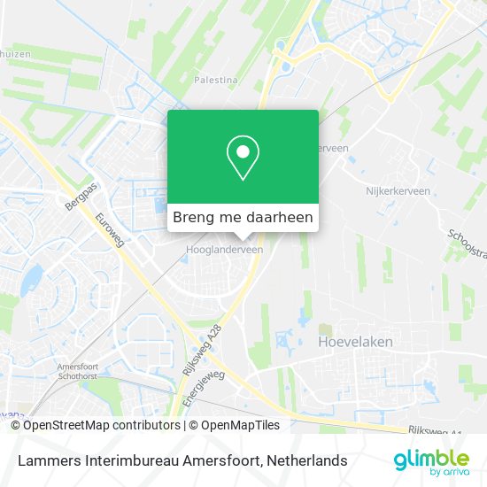 Lammers Interimbureau Amersfoort kaart