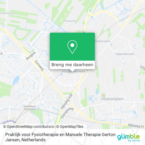 Praktijk voor Fysiotherapie en Manuele Therapie Gerton Jansen kaart