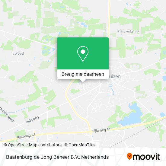 Baatenburg de Jong Beheer B.V. kaart