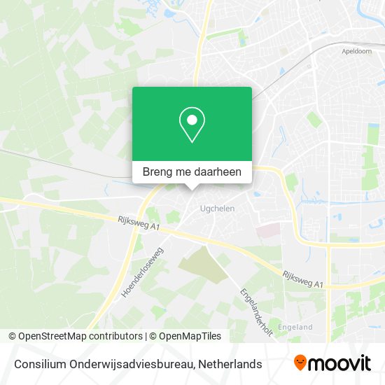 Consilium Onderwijsadviesbureau kaart