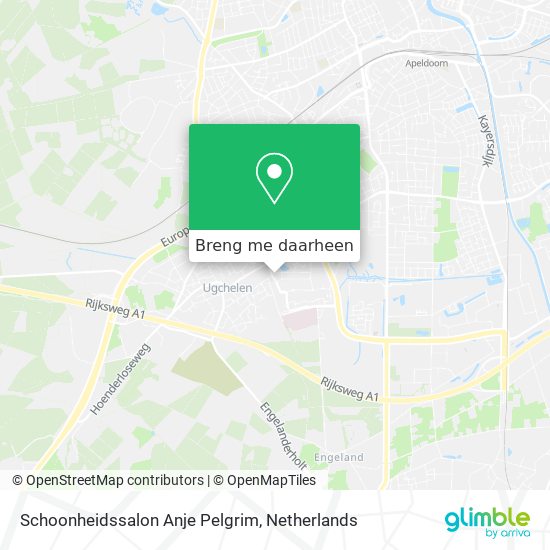 Schoonheidssalon Anje Pelgrim kaart