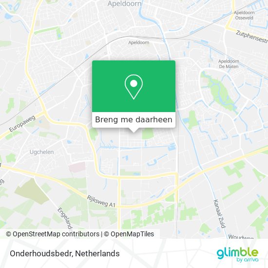 Onderhoudsbedr kaart