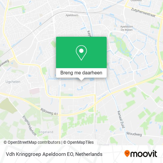 Vdh Kringgroep Apeldoorn EO kaart