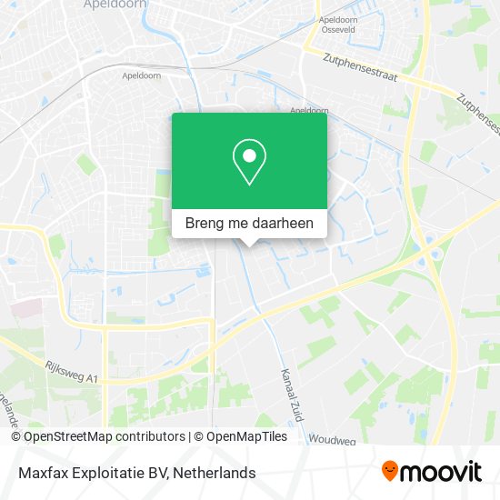 Maxfax Exploitatie BV kaart