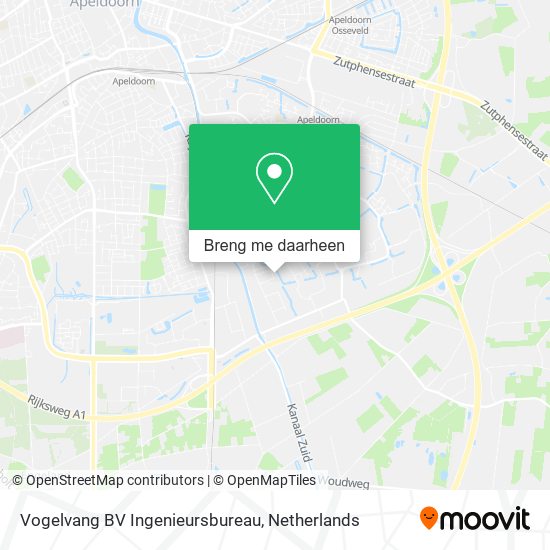 Vogelvang BV Ingenieursbureau kaart