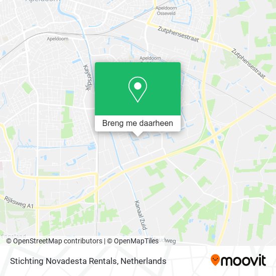 Stichting Novadesta Rentals kaart