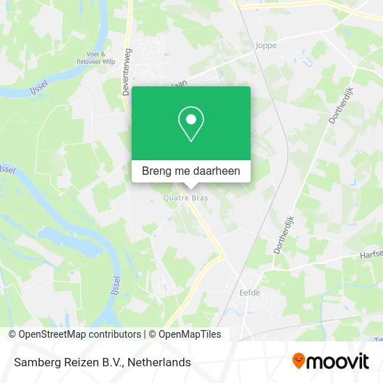 Samberg Reizen B.V. kaart