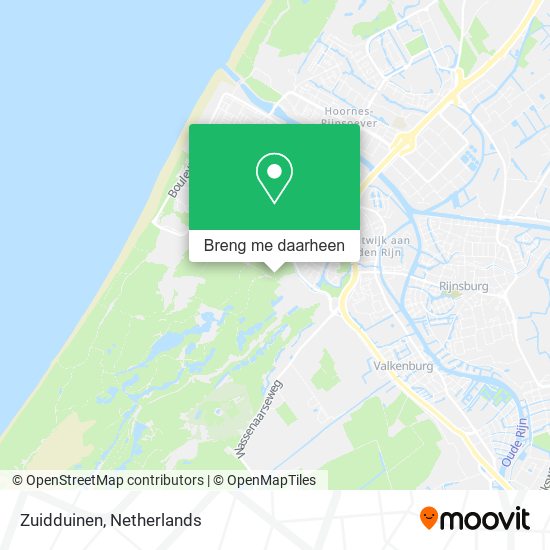 Zuidduinen kaart