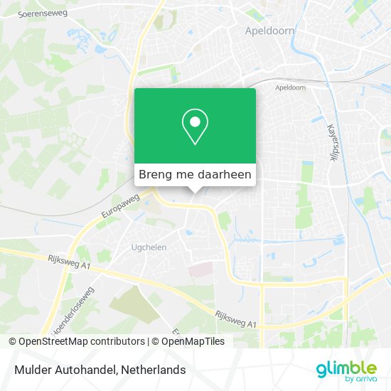 Mulder Autohandel kaart