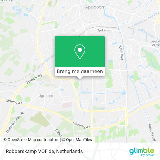 Robberskamp VOF de kaart