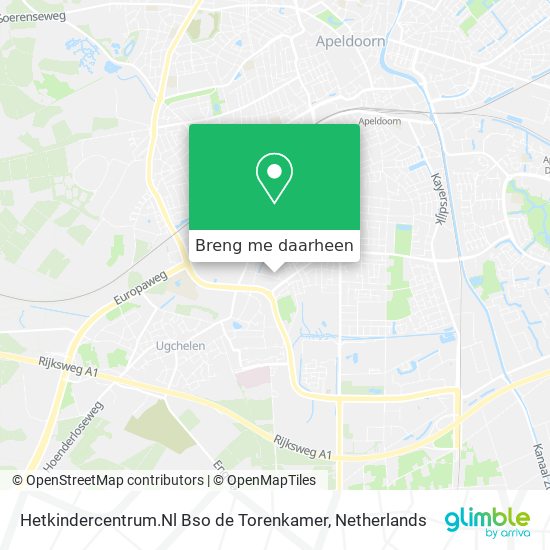 Hetkindercentrum.Nl Bso de Torenkamer kaart