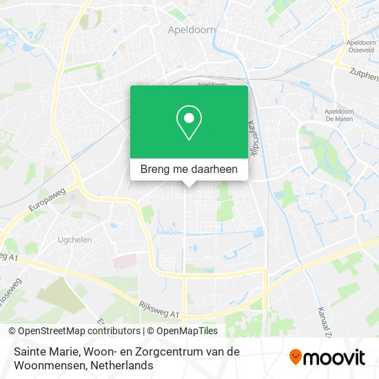 Sainte Marie, Woon- en Zorgcentrum van de Woonmensen kaart