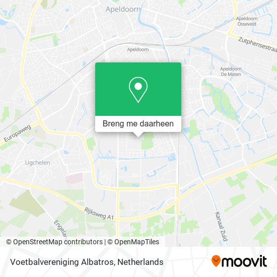 Voetbalvereniging Albatros kaart