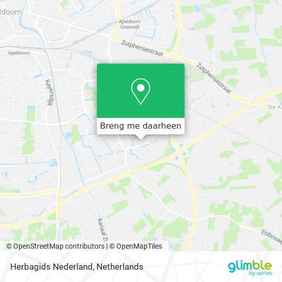 Herbagids Nederland kaart