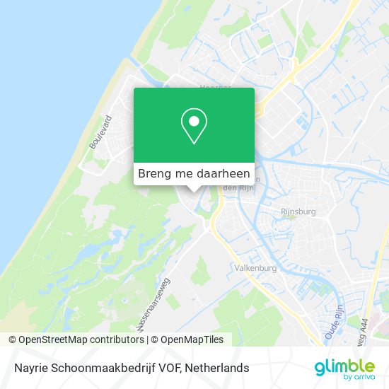 Nayrie Schoonmaakbedrijf VOF kaart