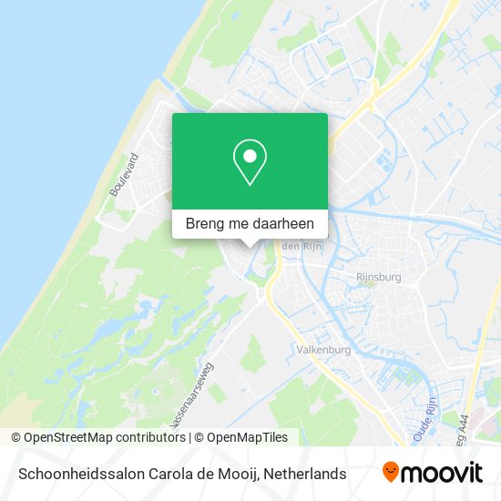 Schoonheidssalon Carola de Mooij kaart