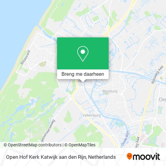 Open Hof Kerk Katwijk aan den Rijn kaart