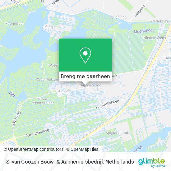 S. van Goozen Bouw- & Aannemersbedrijf kaart