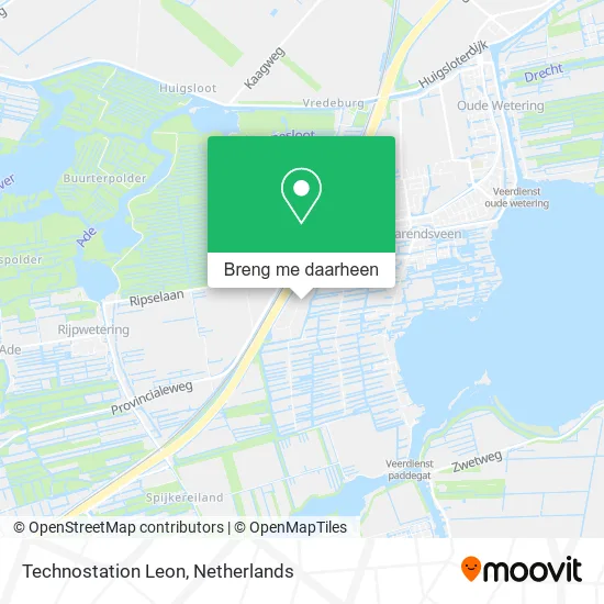 Technostation Leon kaart