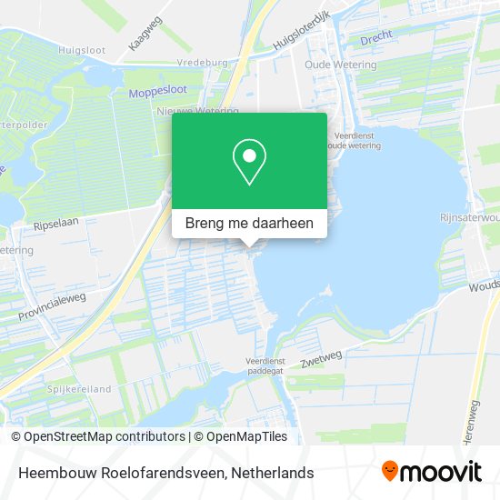 Heembouw Roelofarendsveen kaart