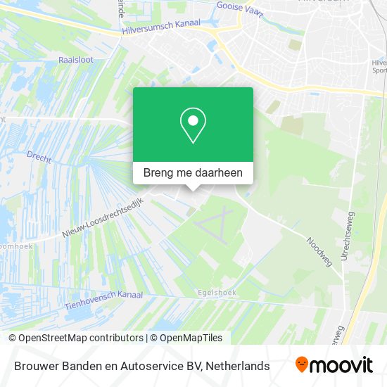 Brouwer Banden en Autoservice BV kaart