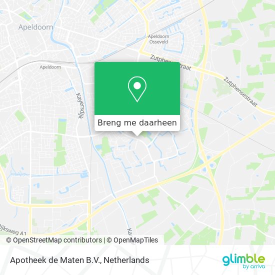 Apotheek de Maten B.V. kaart