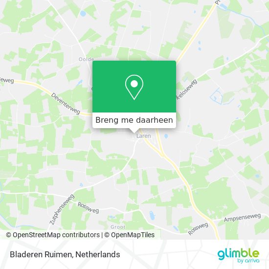 Bladeren Ruimen kaart