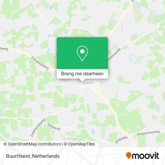 Buurtfeest kaart