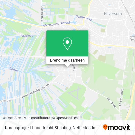 Kursusprojekt Loosdrecht Stichting kaart