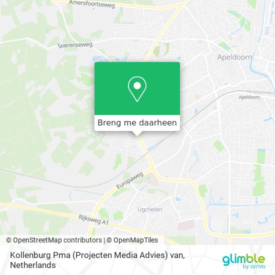 Kollenburg Pma (Projecten Media Advies) van kaart