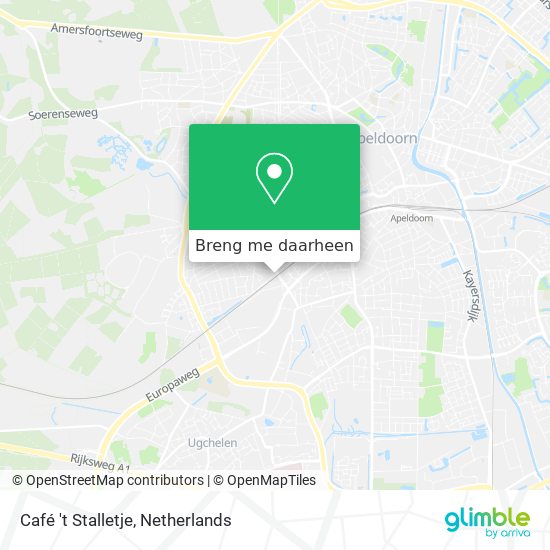 Café 't Stalletje kaart