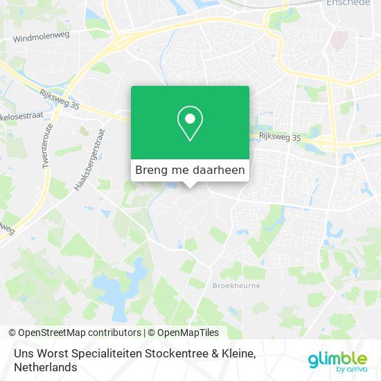 Uns Worst Specialiteiten Stockentree & Kleine kaart