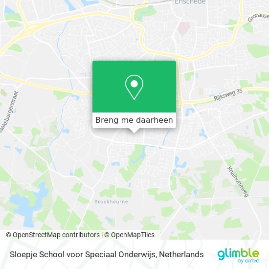 Sloepje School voor Speciaal Onderwijs kaart