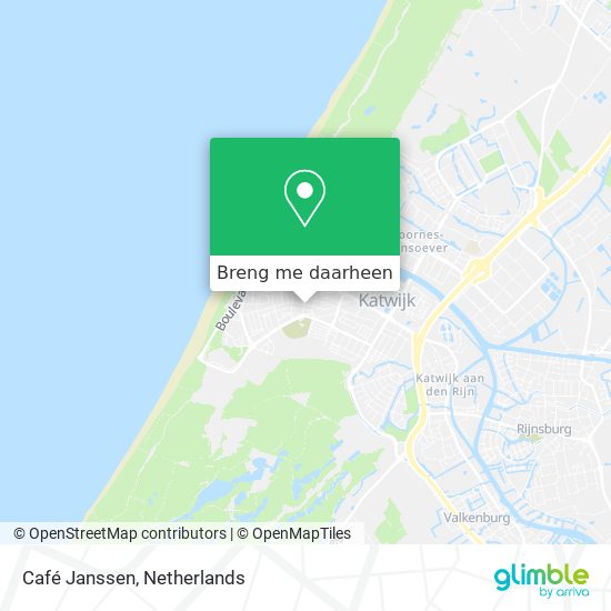 Café Janssen kaart