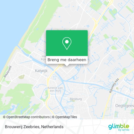 Brouwerij Zeebries kaart