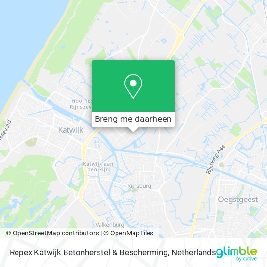 Repex Katwijk Betonherstel & Bescherming kaart