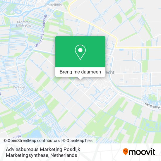 Adviesbureaus Marketing Posdijk Marketingsynthese kaart