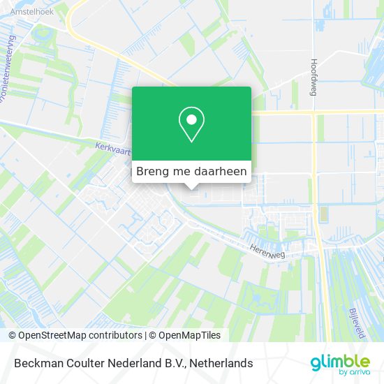 Beckman Coulter Nederland B.V. kaart