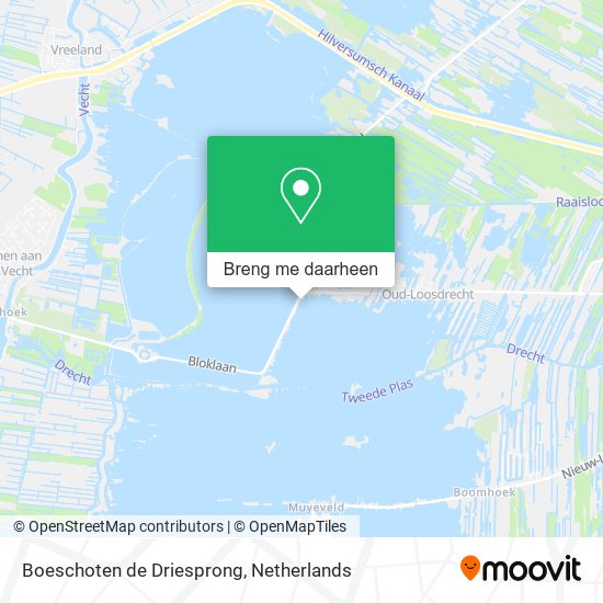 Boeschoten de Driesprong kaart