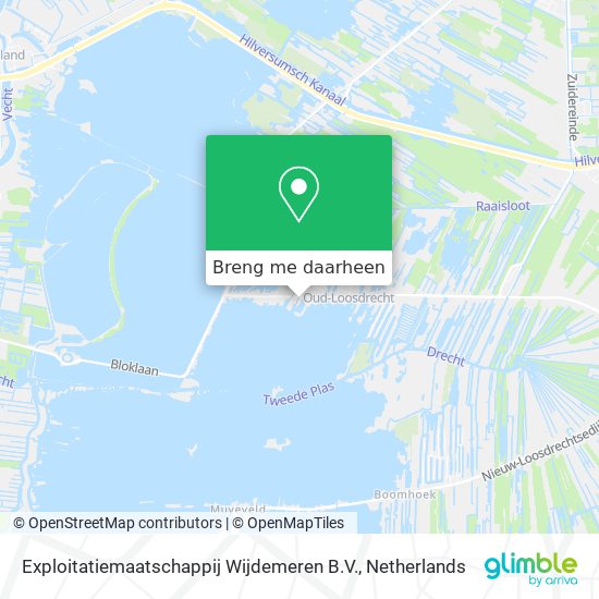 Exploitatiemaatschappij Wijdemeren B.V. kaart