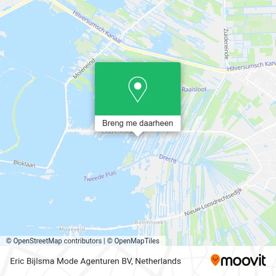 Eric Bijlsma Mode Agenturen BV kaart