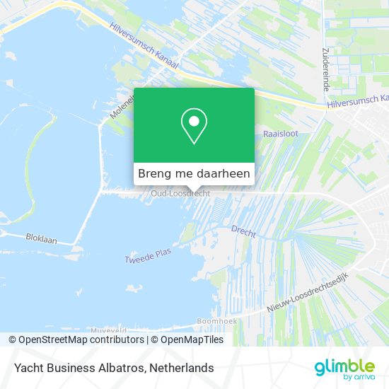 Yacht Business Albatros kaart