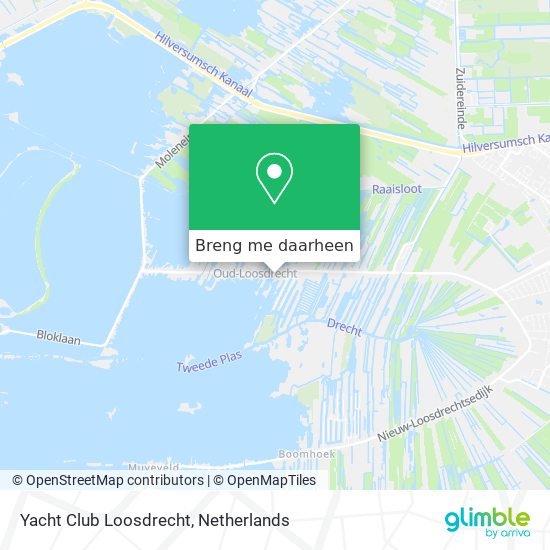 Yacht Club Loosdrecht kaart