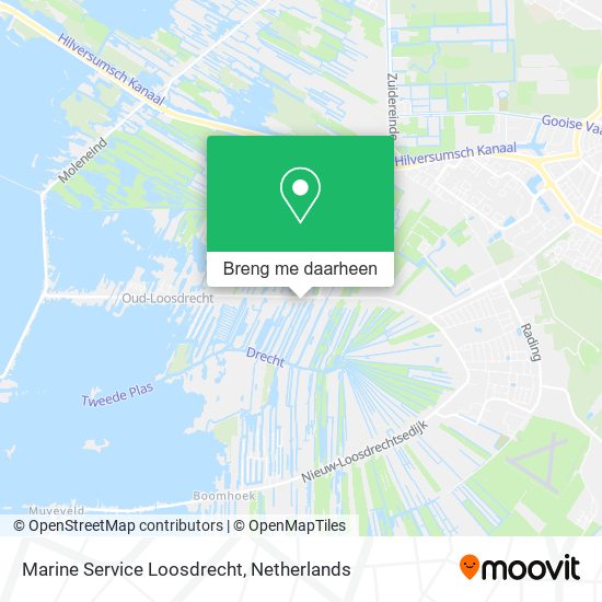 Marine Service Loosdrecht kaart