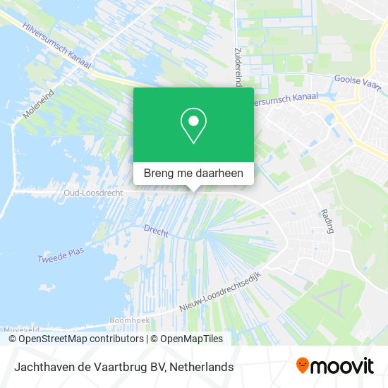 Jachthaven de Vaartbrug BV kaart