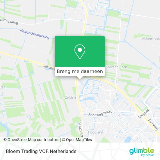 Bloem Trading VOF kaart