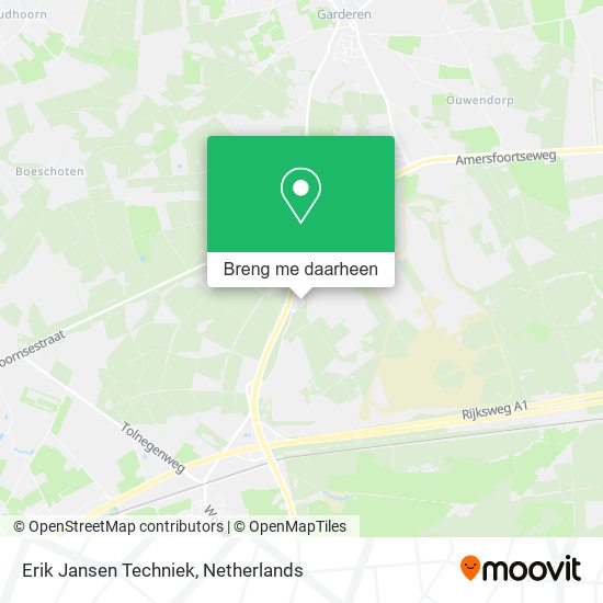 Erik Jansen Techniek kaart